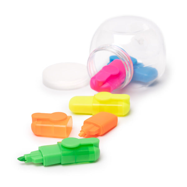 Set marcadores en frasco