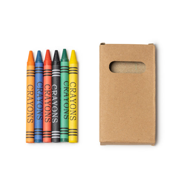 6 ceras de colores
